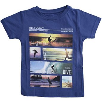 Printed Summer Casual Wear Cotton T-shirts For Kids