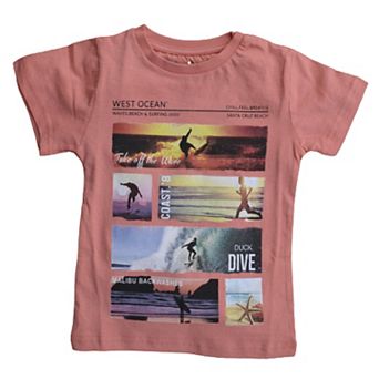 Printed Summer Casual Wear Cotton T-shirts For Kids
