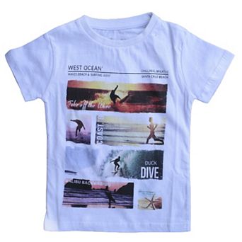 Printed Summer Casual Wear Cotton T-shirts For Kids