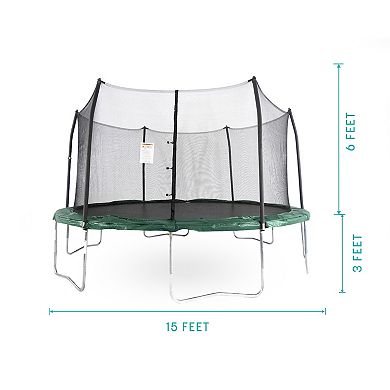 Skywalker Trampolines Round, Outdoor Trampoline For Kids With Safety Enclosure Net