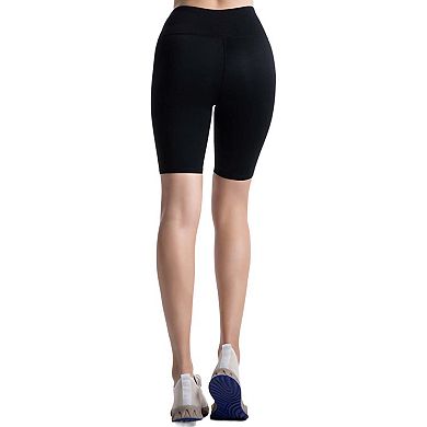 Women's High Elastic Waist 10/11 Compression Yoga Shorts