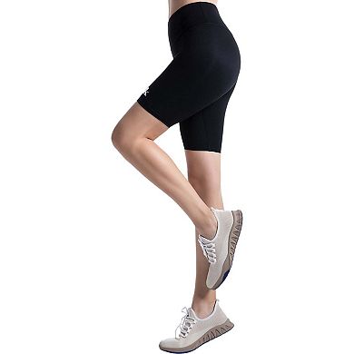 Women's High Elastic Waist 10/11 Compression Yoga Shorts