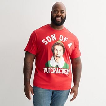 Big & Tall Elf Son of a Nutcracker Graphic Tee