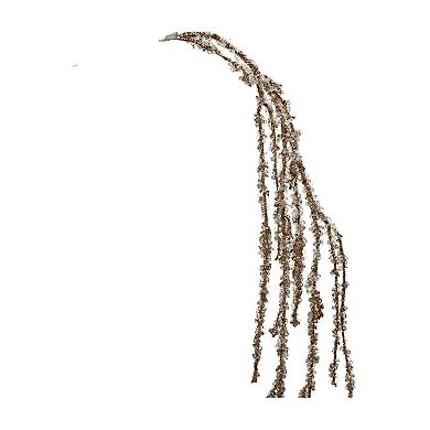 Glitter Branch (set Of 2) 46"h Plastic