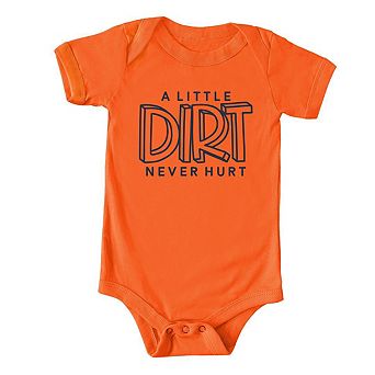 A Little Dirt Never Hurt Baby Bodysuit