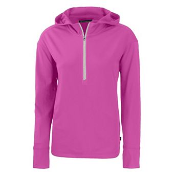 Cutter & Buck Daybreak Eco Recycled Womens Half Zip Hoodie