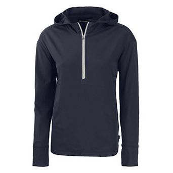 Cutter & Buck Daybreak Eco Recycled Womens Half Zip Hoodie