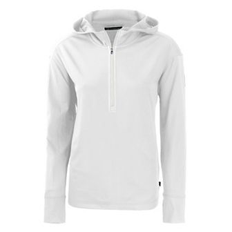 Cutter & Buck Daybreak Eco Recycled Womens Half Zip Hoodie