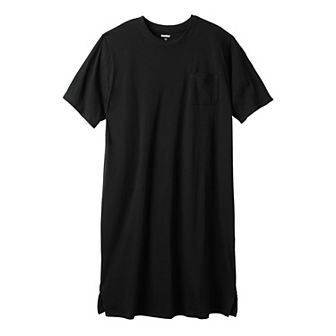 KingSize Men's Big & Tall Lightweight T-Shirt Nightshirt