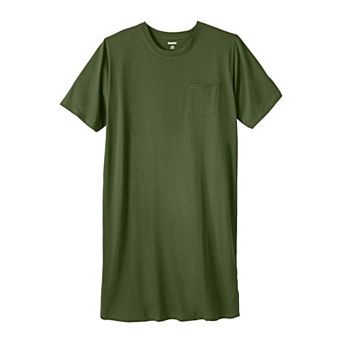 KingSize Men's Big & Tall Lightweight T-Shirt Nightshirt