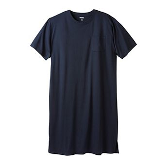 KingSize Men's Big & Tall Lightweight T-Shirt Nightshirt