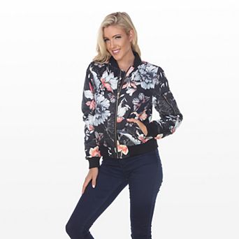 Women's Floral Bomber Jacket