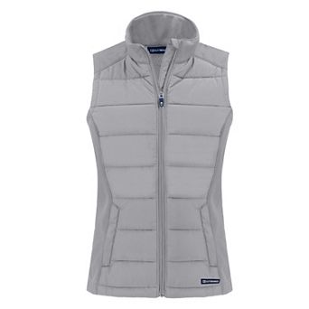 Cutter & Buck Evoke Hybrid Eco Softshell Recycled Womens Full Zip Vest