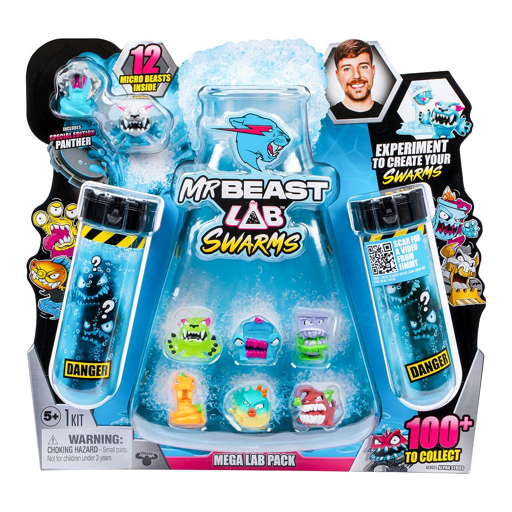 MrBeast Lab Swarms Mega Lab Pack 12 Swarms Inside - Styles May Vary