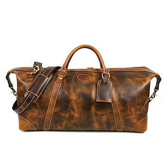 Eclipse Leather Duffle Bag