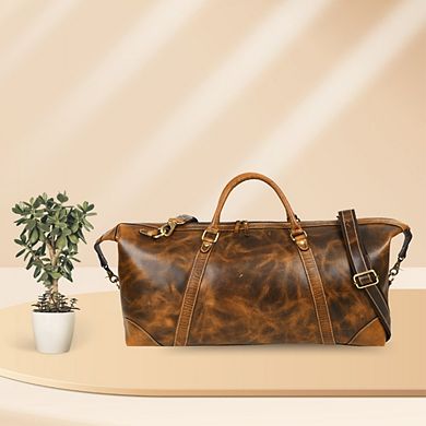 Eclipse Leather Duffle Bag