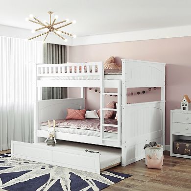 Merax Bunk Bed With Trundle