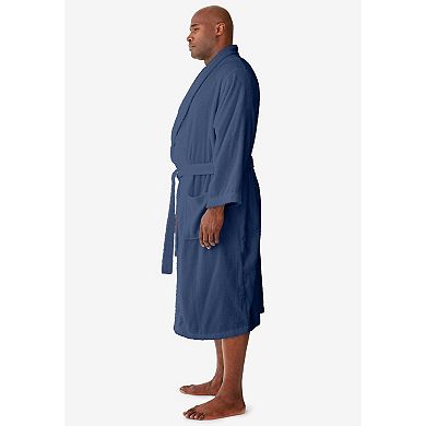 KingSize Men's Big & Tall Terry Bathrobe With Pockets