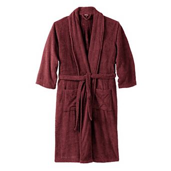 KingSize Men's Big & Tall Terry Bathrobe With Pockets