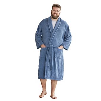 KingSize Men's Big & Tall Terry Bathrobe With Pockets
