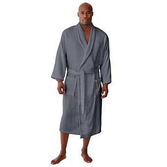 KingSize Men's Big & Tall Terry Bathrobe With Pockets