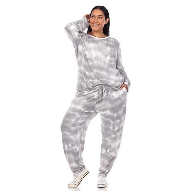 Plus Size 2 Piece Loungewear Set