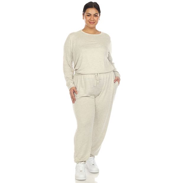 Plus Size 2 Piece Loungewear Set