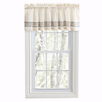 Richmark 1.5" Rod Pocket Tailored Valance For Windows