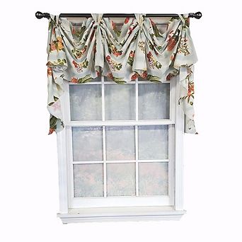 Luxurious Modern Design Nigel Stripe Victory Swag 3-scoop Window Valance