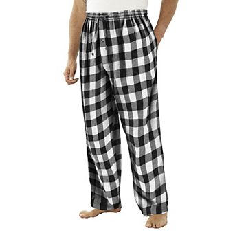 KingSize Men's Big & Tall Flannel Plaid Pajama Pants