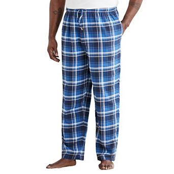 KingSize Men's Big & Tall Flannel Plaid Pajama Pants