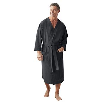 Kingsize Men's Big & Tall Cotton Jersey Robe
