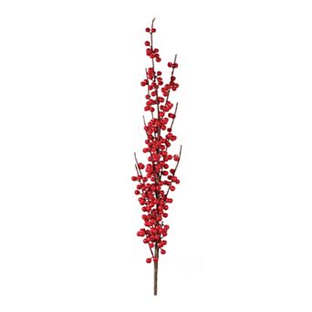 Ilex Berry Stem (set Of 2) 36"h Foam