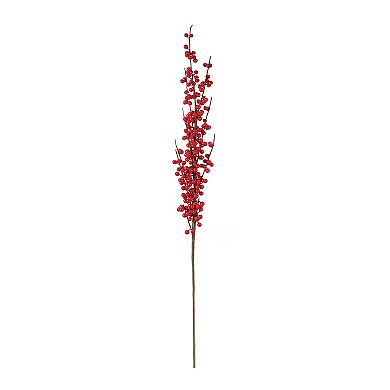 Ilex Berry Stem (set Of 2) 36"h Foam