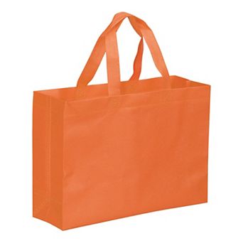 11.81"x15.75" Reusable Gift Bags, 10 pc Horizontal Style Grocery Tote Bag For Travel Storage