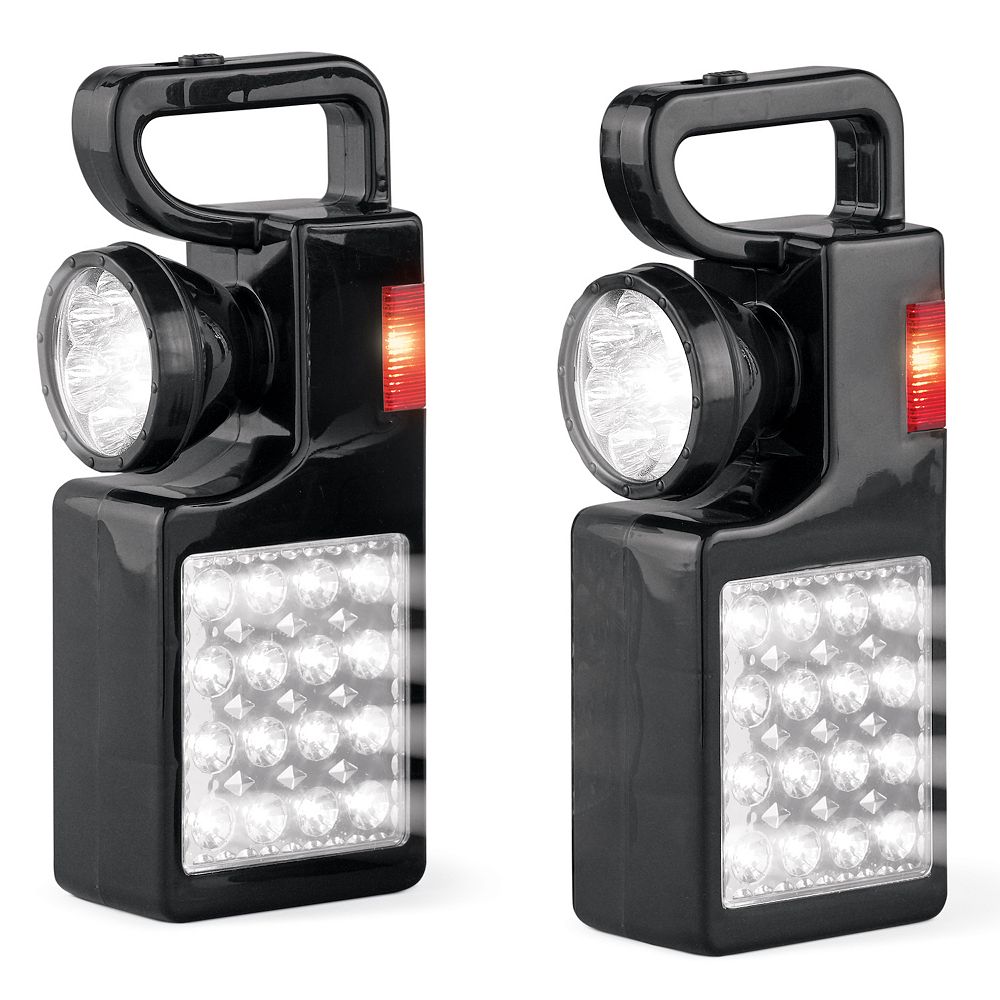 Collections Etc 3 In 1 Emergency Led Work Light - Set Of 2