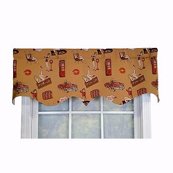 Luxurious Modern Design Monte Cristo Victory Swag 3-scoop Window Valance