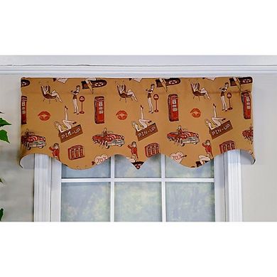 Luxurious Modern Design Monte Cristo Victory Swag 3-scoop Window Valance