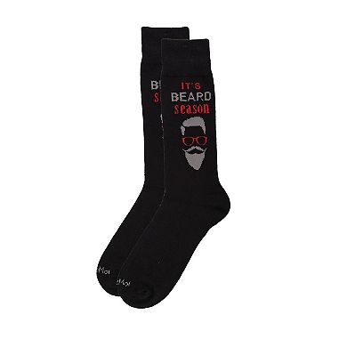 Men's It's Beard Season Novelty Crew Sock