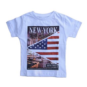 Children's Casual Wear Colorful Summer T-shirts In Cotton