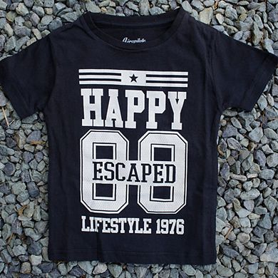 Children's Summer Crew Neck T-shirts In Cotton