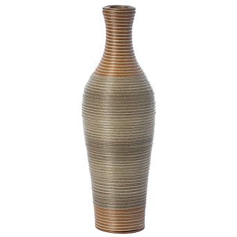 Tall Decorative Artificial Rattan Tabletop Centerpiece Vase