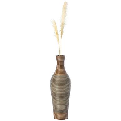Tall Decorative Artificial Rattan Tabletop Centerpiece Vase