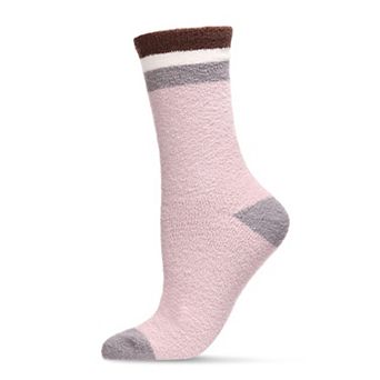Women's Cable Knit Striped Super Soft Cozy Crew Socks