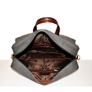 Spirit Leather Canvas Duffle Bag