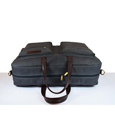 Spirit Leather Canvas Duffle Bag