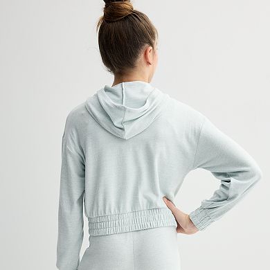 Girls 6-20 SO® Hacci Zip Front Hoodie in Regular & Plus Size