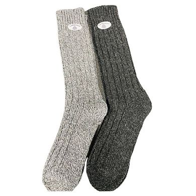 Sierra Socks Men Perfect Fit Wool Crew Socks for Daily Use
