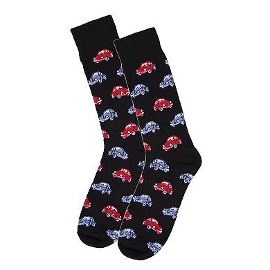 Men's Beetle Love Bug Novelty Crew Sock