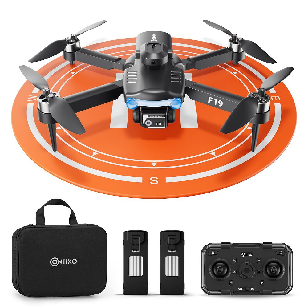 Contixo F19 Drone with 1080P Camera Obstacle Avoidance Follow Me Waypoint 20 Min Flight